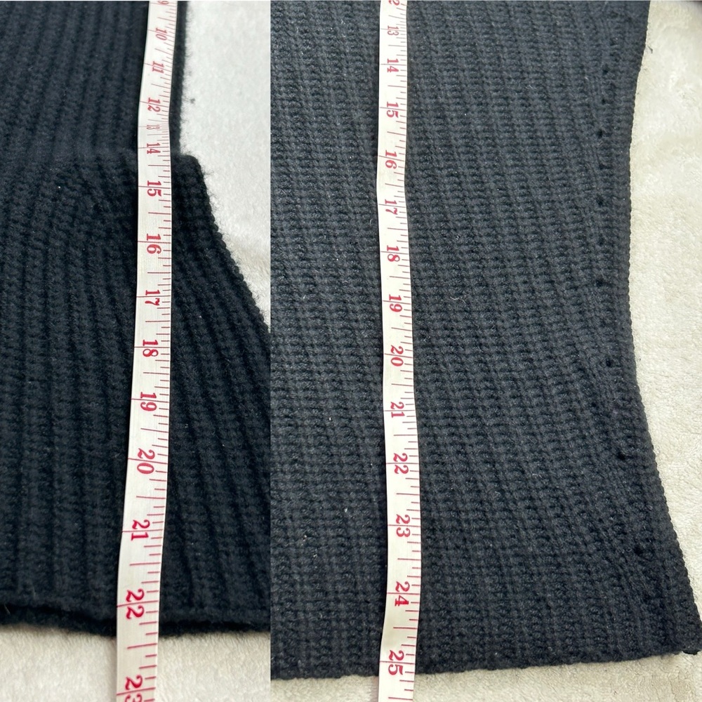 Calypso St Barth Paltina 100% Cashmere Sweater size L Flare Sleeve Crewneck - Picture 9 of 10